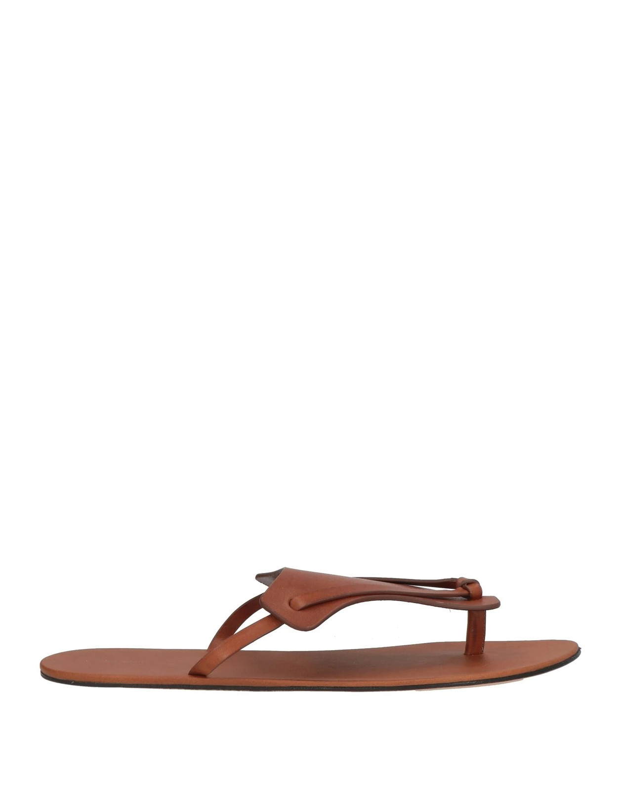The Row - Women - Leather Flip flops - Tan
