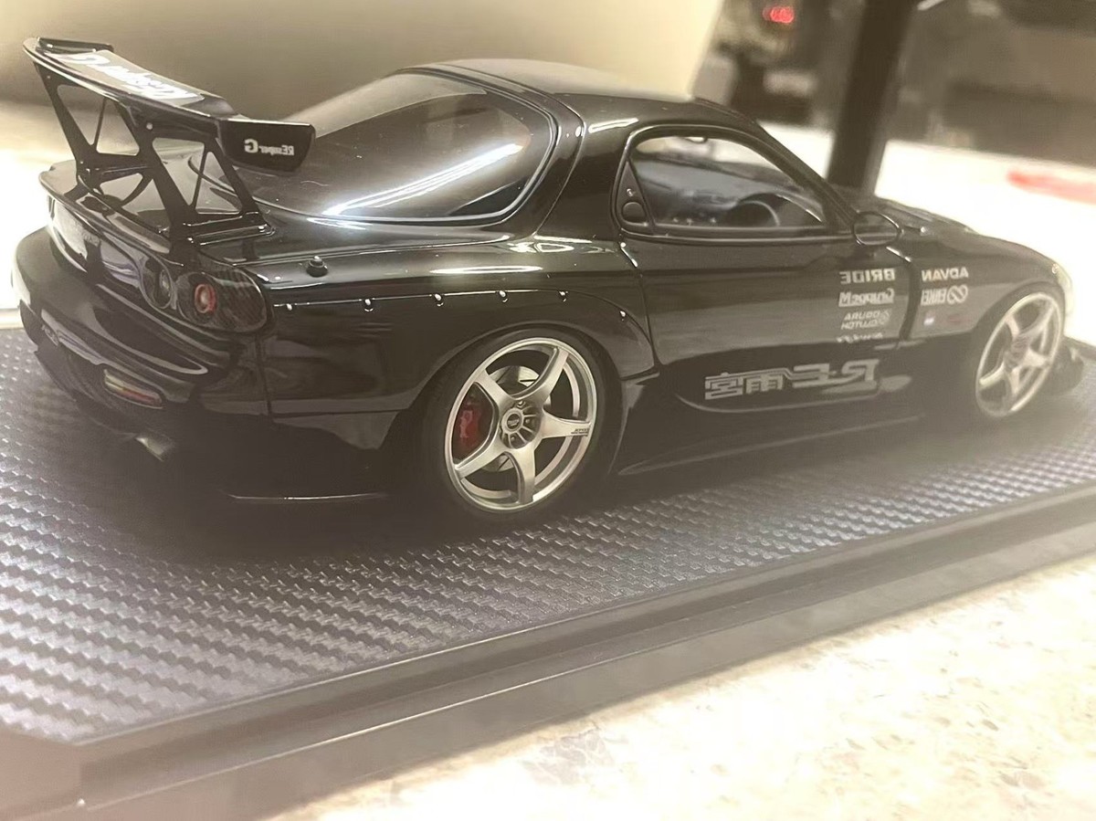 ignition model RX-7 FD3S RE雨宮 1/18 美品 Ignition Model 1:18 Mazda RX-7 FD3S RE Amemiya Light Blue