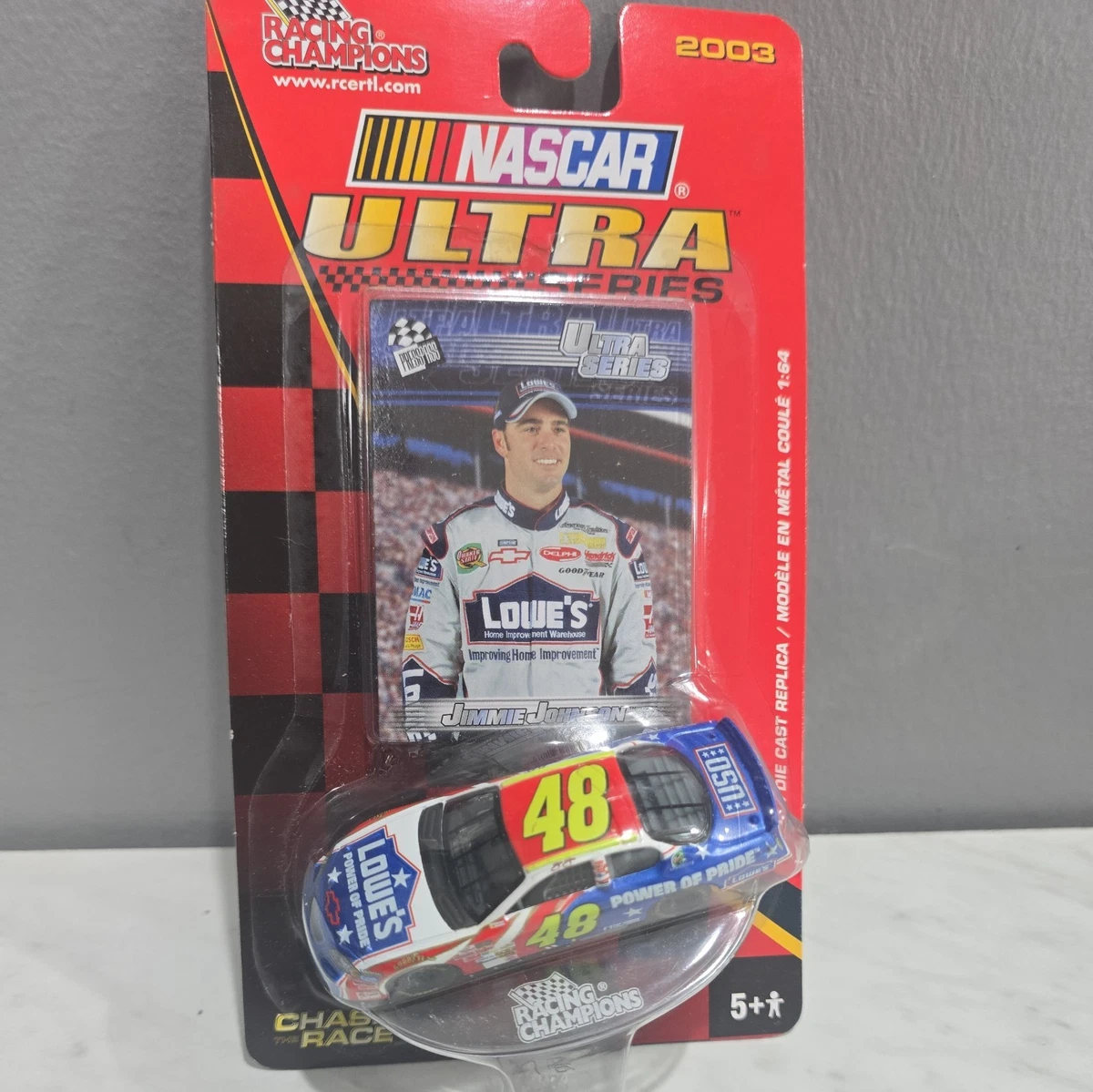 Voiture Miniature Jimmie Johnson Lowe's #48 – 2003 Test Car Elite – Autographiée