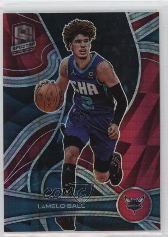 2021-22 Panini Spectra Variation Asia Red Prizm LaMelo Ball #1 11iy