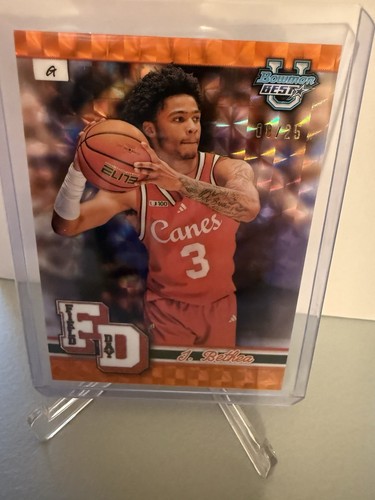 2024-25 Bowman U Best Field Day Jalil Bethea /25 Orange Refractor