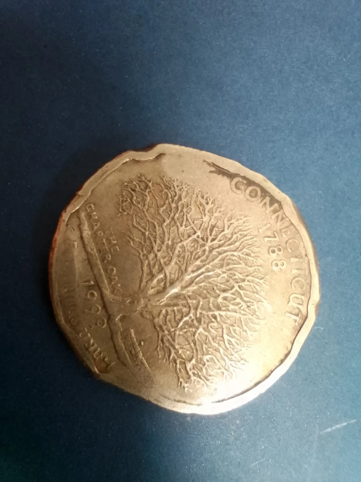 1999-D Connecticut State Quarter w/ Very Rare Errors! Very Unique and Nice Coin - Image 2 of 4