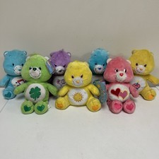 Lot of 7 Care Bears Plush 8" Nanco Stuffed Animals Y2K Vintage 2002-2004