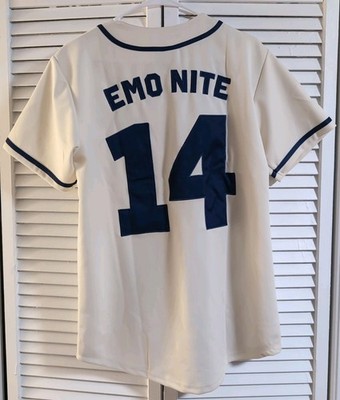 Emo Nite New Era Baseball Jersey Natural Blue Small