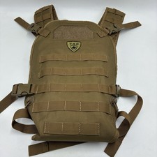 TBG Tactical Baby Gear Coyote Brown Tan Men  s Vest Style Baby Front Pack Carrier