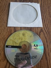 Vintage Adobe Photo Deluxe For Windows PC / Macintosh CD-ROM 1996-1997 VG Cond