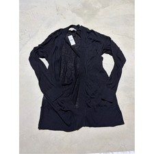 Loft NWT open cardigan medium black