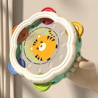 Baby Handtrommel, Rassel, Lernspielzeug, ab 6 Monaten