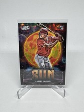 2025 Topps Cosmic Chrome James Wood Planetary Pursuit SP Sun RC #PPS-7 Nationals