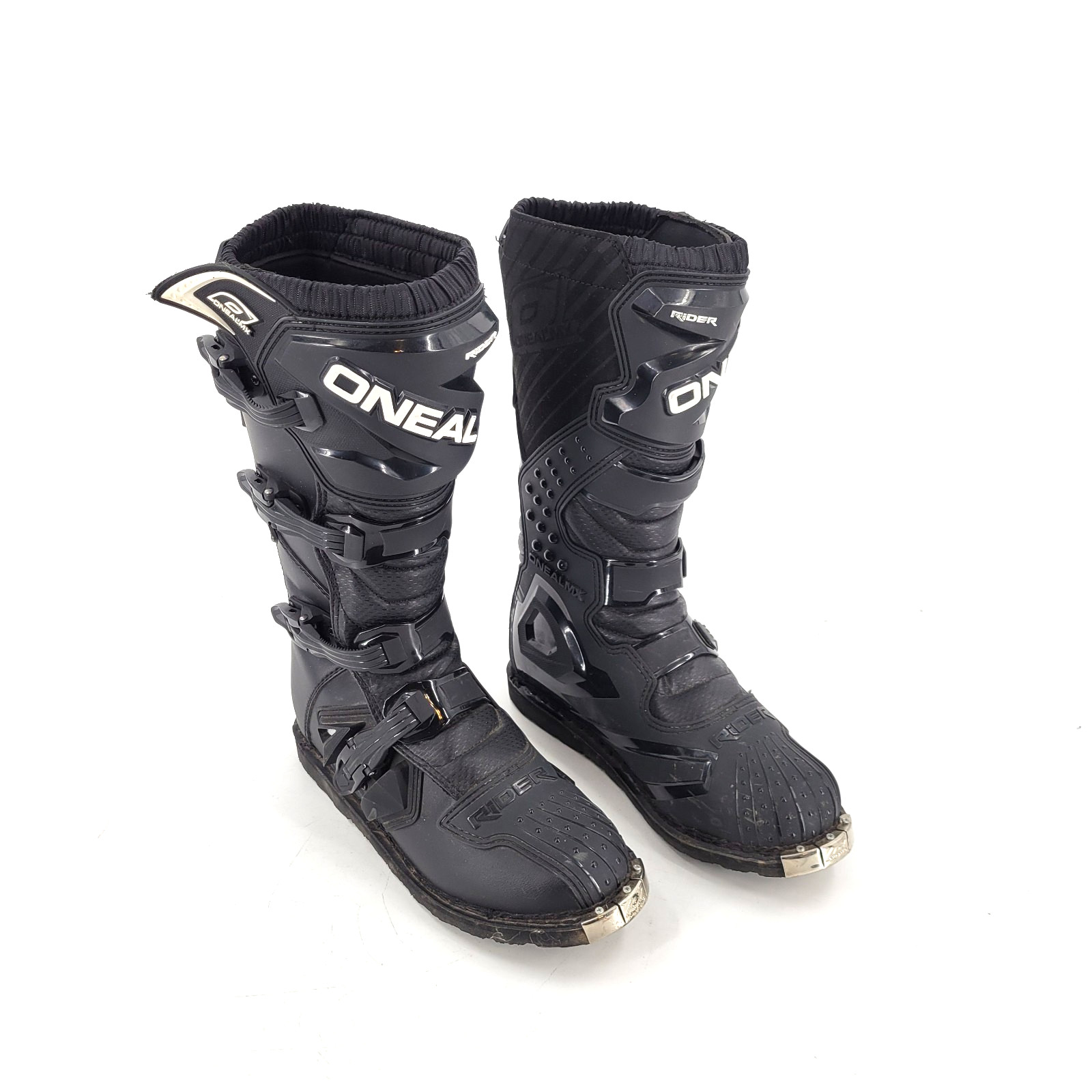 O'Neal Rider Black Motorcycle Motocross Boots Off Road Dirt US Men's Size 10