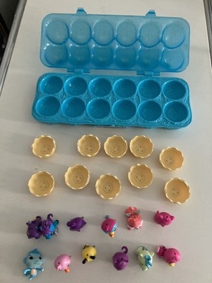 12 Figuren von Hatchimals CollEGGtibles-Set in Eierschalen und mit Box