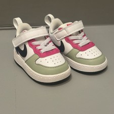 Nike Court Borough Low Recraft TD Toddler Infant 3C White/Dark Obsidian