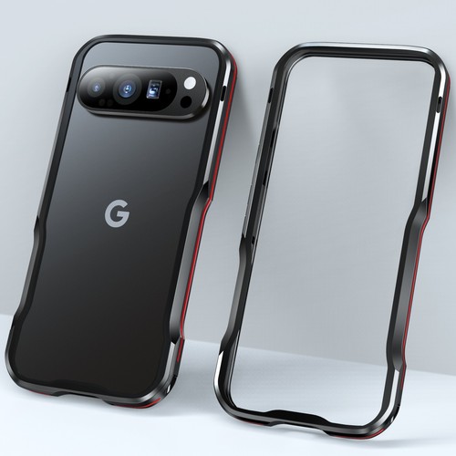Luphie Slim Alu Metallrahmen Stoßfest Bumper Case für Google Pixel 8 9 10 Pro XL - Bild 6 von 12