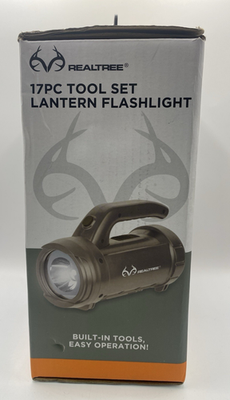 Vivitar RealTree 17pc Tool Set Lantern Flashlight for sale online
