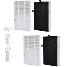 4 Packs HEPA Filter for Honeywell U Filter HRF201B HHT270 HHT290 Air Purifier