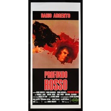locandina PROFONDO ROSSO dario argento david hemmings daria nicolodi cinema B77