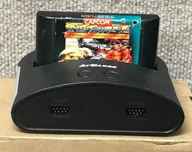 Sega Genesis Classic Game Console Only & Capcom Street Fighter II Game UNTESTED