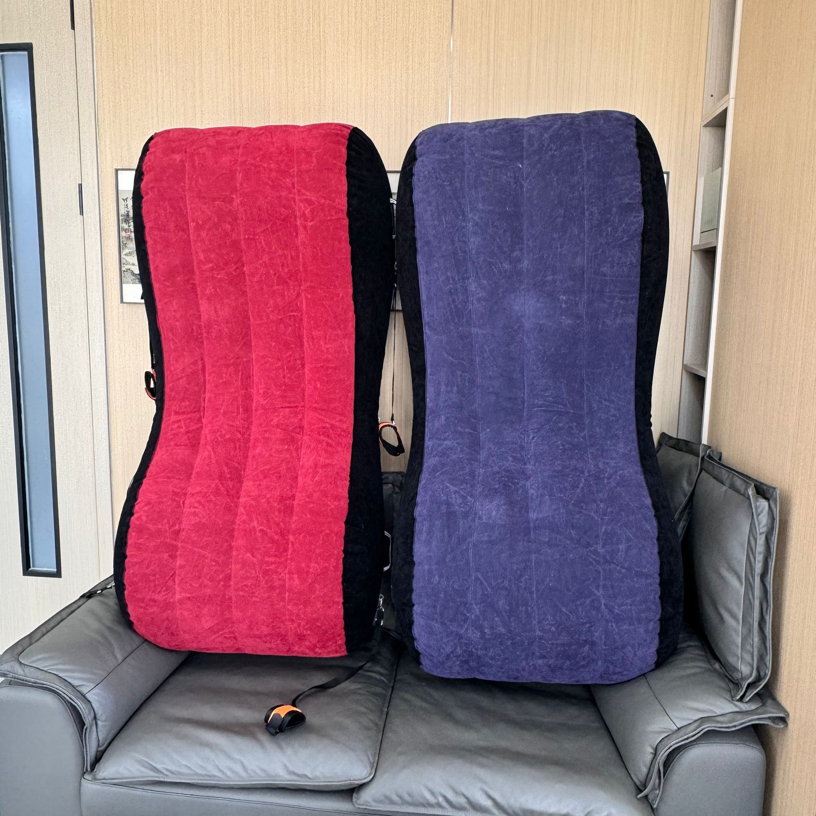 Sofá Sexo Inflable-Cama-Silla-Posición Amor-Cojín-Acolchado-Mueble Para Parejas