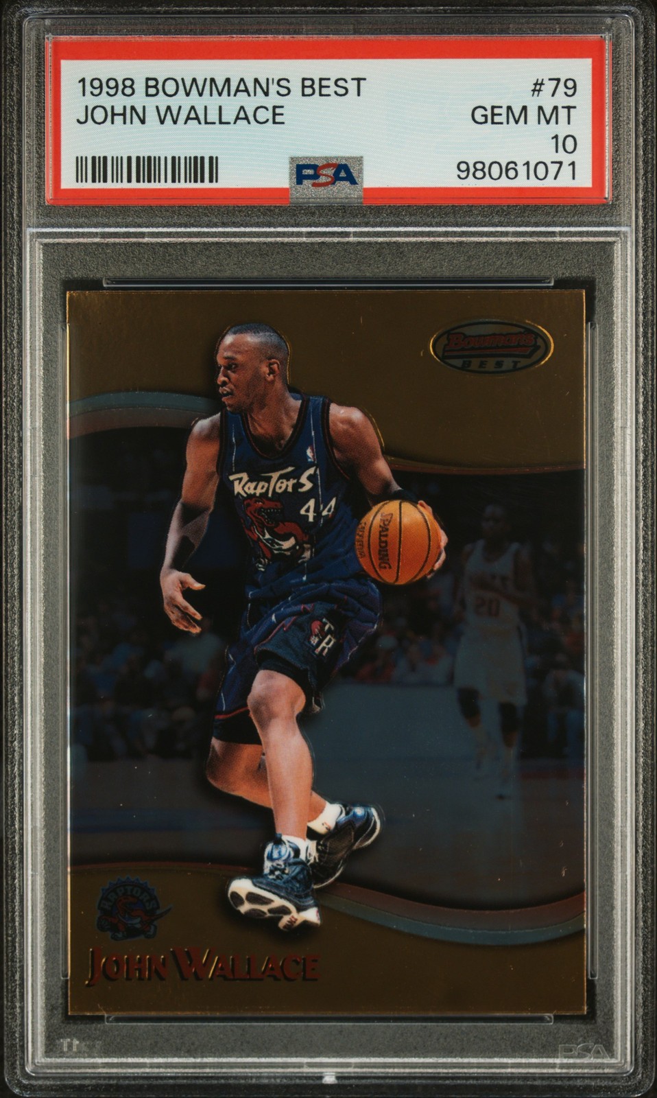 1998 BOWMAN'S BEST #79 JOHN WALLACE PSA 10