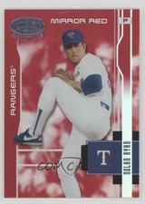 2003 Leaf Certified Materials Mirror Red 5/100 Nolan Ryan #191 HOF e8a