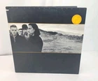U2 The Joshua Tree VG+/ Vinyl w/poster ISLAND 1987 1st Pressing PROMO