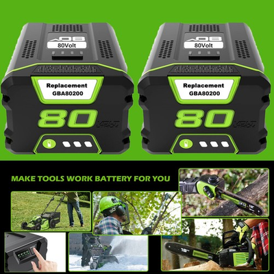 #ad 8.0mAh For Greenworks 80V Pro 8.0Ah Lithium Battery GBA80200 GBA80400 Battery $177.98