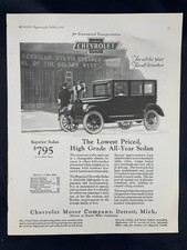 Magazine Ad - 1924 - Chevrolet - Superior Sedan Magazine Ad - 1924 - Chevrolet - Superior Sedan