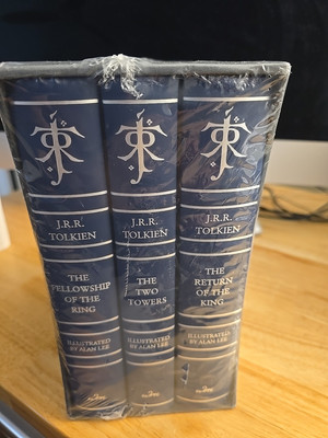 The Lord Of The Rings Illustrated By Alan Lee Boxed Set - New Sealed Mint