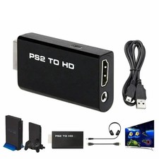 PS2 auf zu HDMI Converter 1080p HD TV Stick Adapter 3,5mm Kabel PlayStation 2 🎮