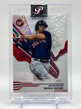 Rafael Devers 2024 Topps Pristine Encased 4/5 Red Pulsar Pristine Red Sox Giants