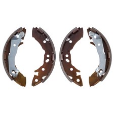 BLUE PRINT 4x Bremsbacken Bremsbackensatz für Trommelbremse Hinten ADG04113