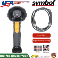 Symbol DS6707 Handheld 2D Barcode Scanner Imager DS6707-SR20007ZZR w/ USB Cable