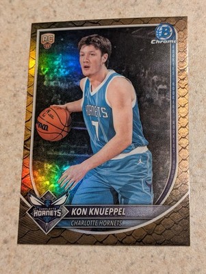 Kon Knueppel 2025 Bowman Chrome Reptilian Refractor Super Clean, See Pics!