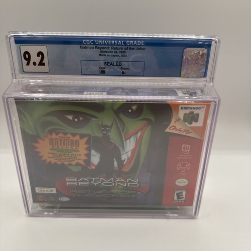 Nintendo 64 Batman Beyond Return Of The Joker CGC 9.2 - Imagen 1 de 4