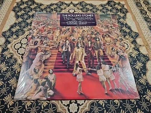 THE ROLLING STONES It's Only Rock n' Roll LP in SHRINK w/ HYPE (c)1974 COC 79101