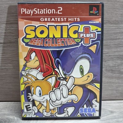Sonic Mega Collection Plus PS2 PlayStation 2 Greatest Hits Complete CIB