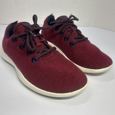 Allbirds WR Wool Runners Womens Maroon Shoes Size 9 Merino Wool