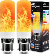 LED Flame Light Bulb Flame Effect 5W B22 Dancing Fire Light Bulb with 3 Lighting