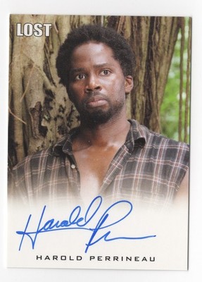 Harold Perrineau as Michael Dawson 2010 LOST Seasons 1-5 Archives Autograph Card