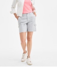 Style Co Mid-Rise Comfort-Waist Cargo Shorts