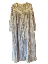 Lanz of Salzburg NWT Women M Lightweight Cotton Nightgown or Robe w/ Pockets