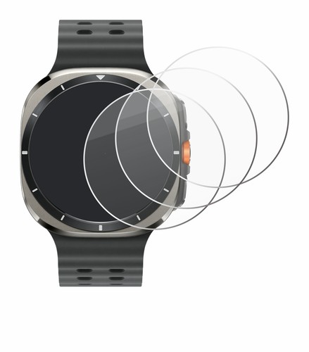 3x Schutzglas Panzer für Samsung Galaxy Watch Ultra / Ultra 2 (47 mm) 9H Echt - Zdjęcie 2 z 7
