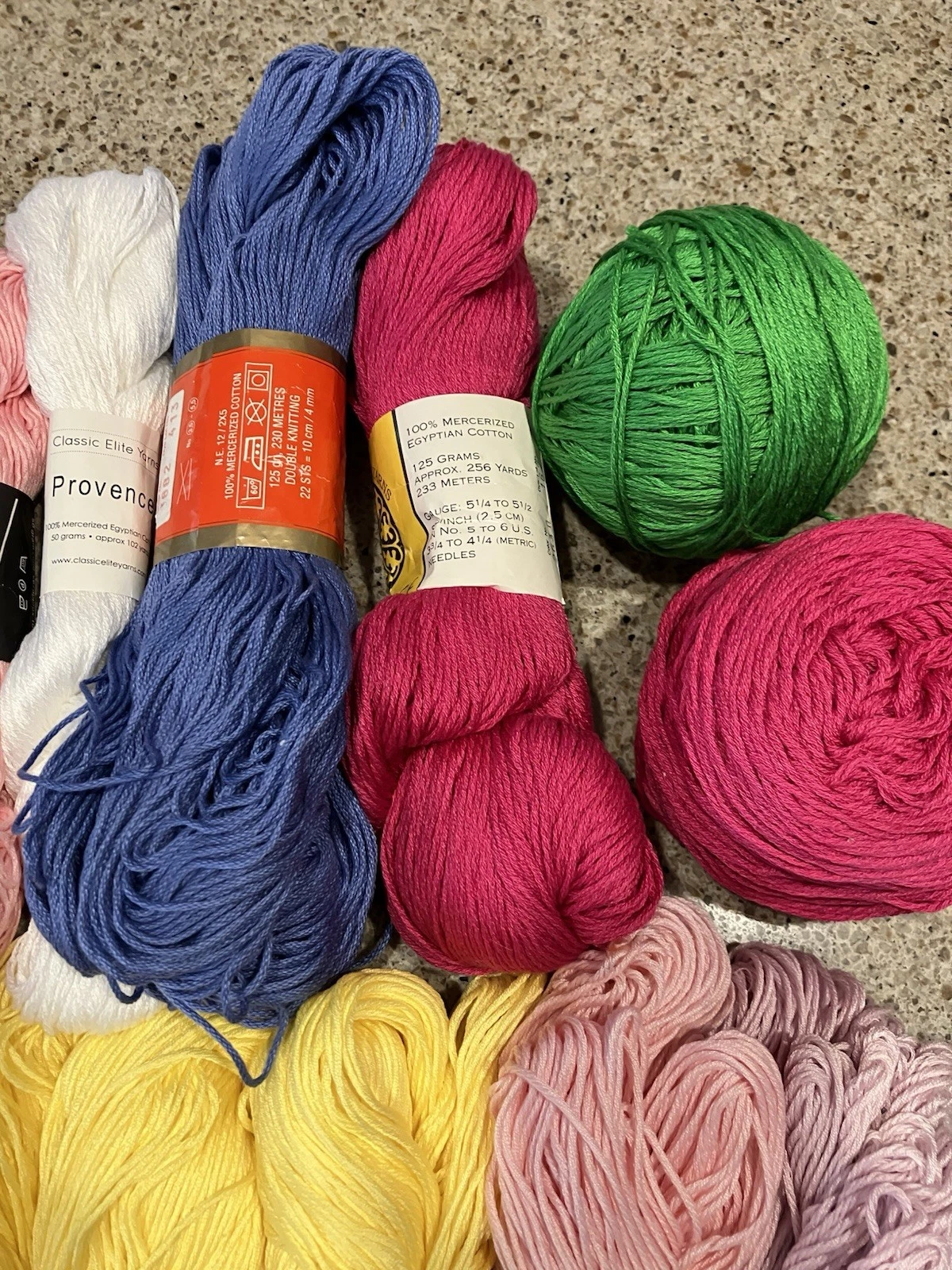 Huge Cotton Yarn Lot! King Tut, Provence, Bahamas, AslanTrends. Destashing 28 s - product detail image 12