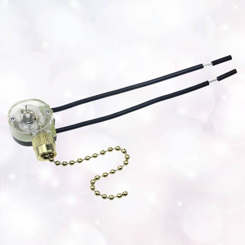 Fan Zipper Translucent Pull-chain Two Stop Cable On-off Creative Two Lines Fan - Picture 10 of 11