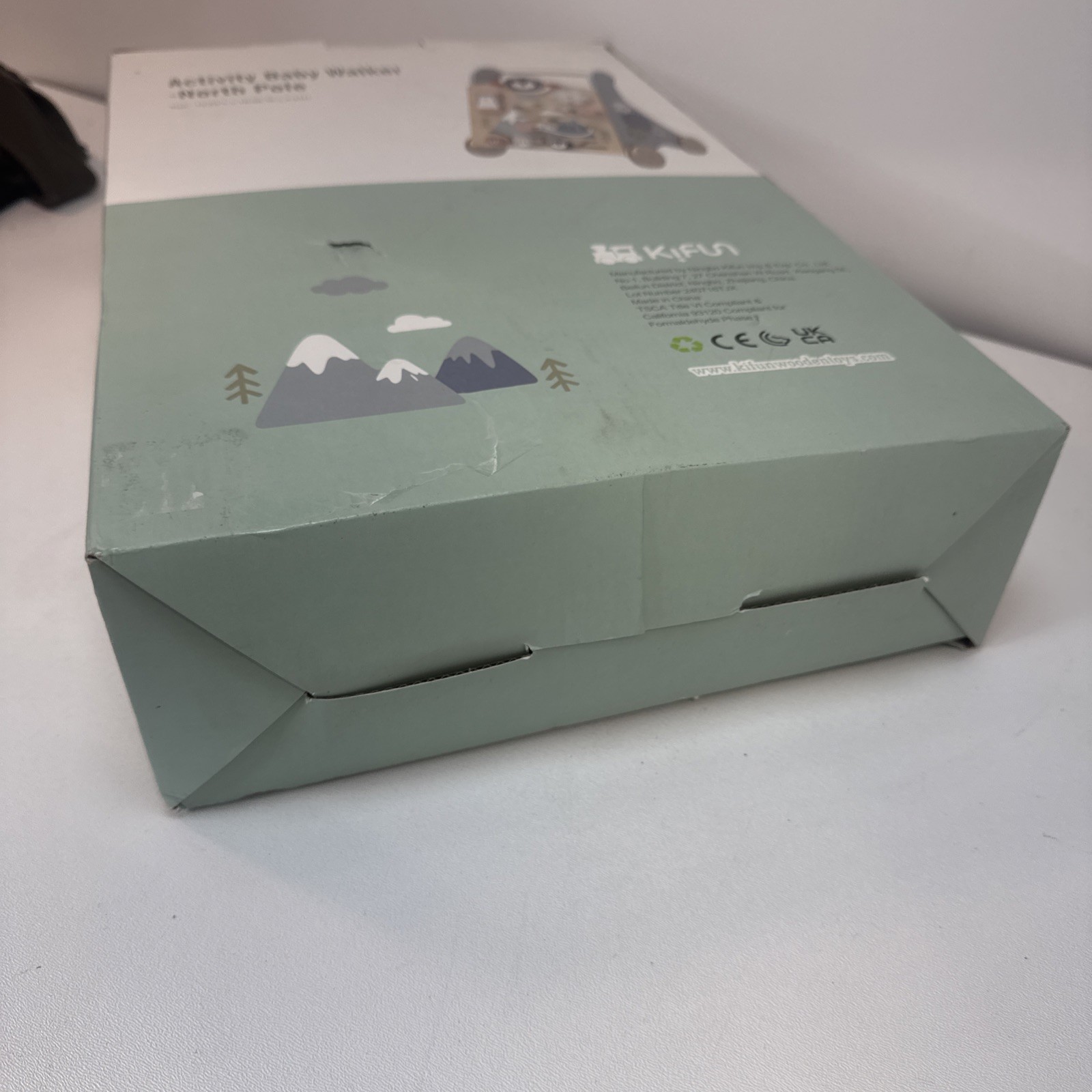 Wooden Baby Walker Push and Pull Learning Activity Walker Kids - North Pole