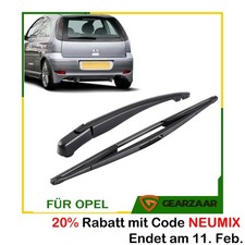 HECK WISCHERARM + SCHEIBENWISCHER FÜR OPEL CORSA C MERIVA COMBO C HINTEN