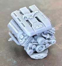 Resin Mustang 5.0 Modern Ford Engine For Scale Model Cars 124 125