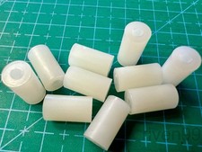 Lot 10pcs RAF Round Threaded Nylon Standoff, 4-40, 7/16" Long, Female-F, 1/4"