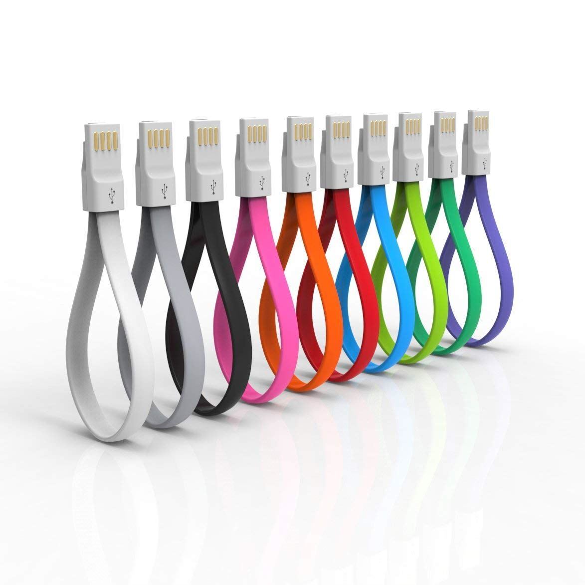 Uliftus 6ft Mini Micro USB Cable Flat Short Magnetic Fast Charging