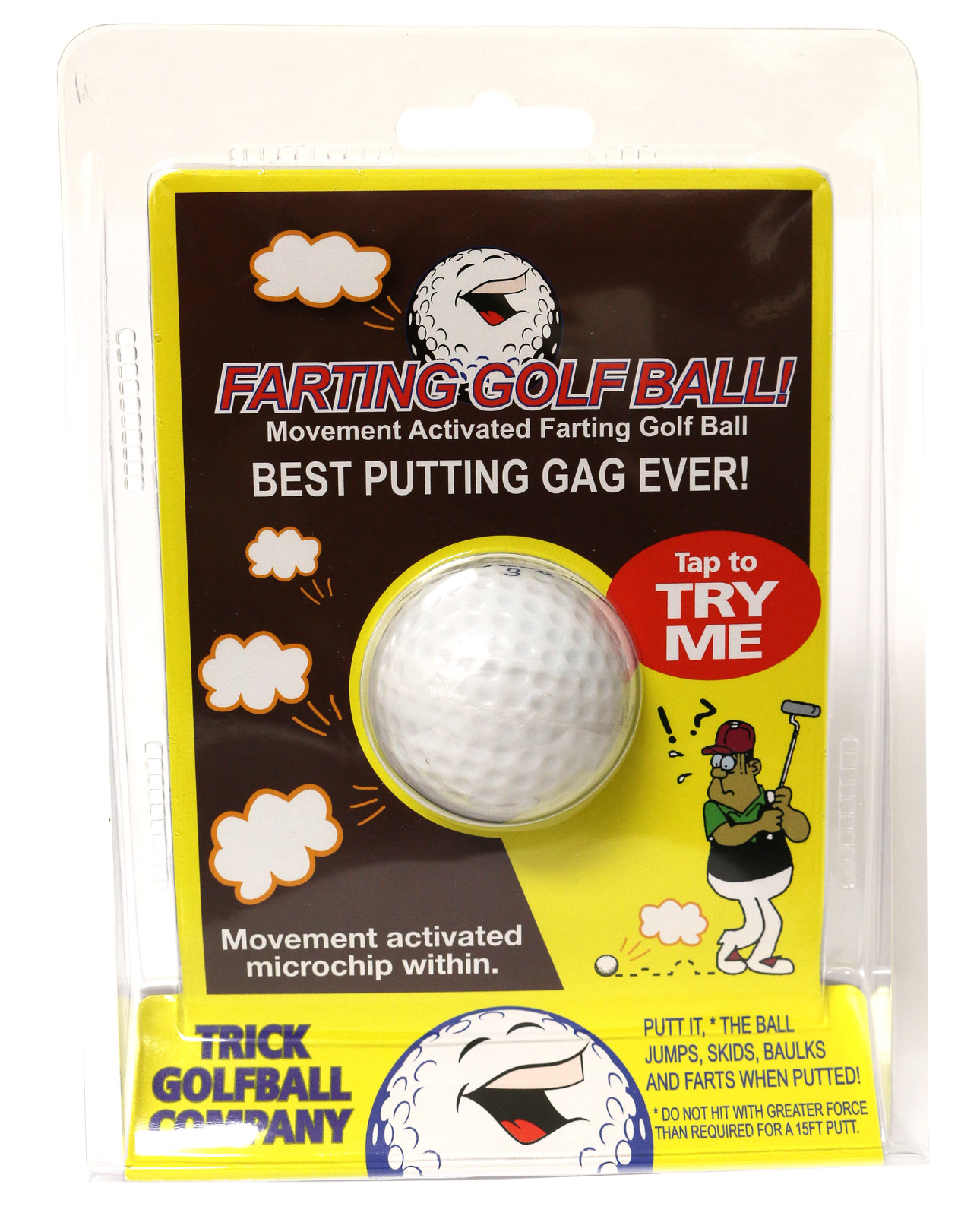 Ball Novelty Putting Fart Gag Gift By Trick Golfball Company
